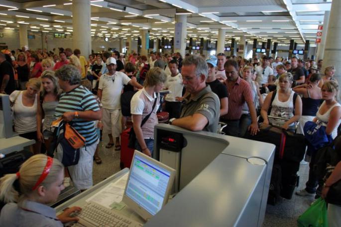 Palma airport is having a tough time this summer.