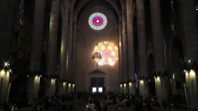Festival of Light at Palma Cathedral, Mallorca