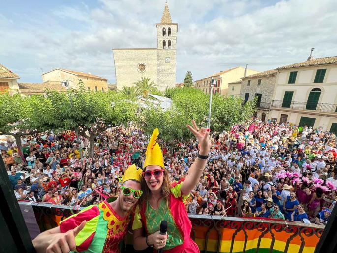 Summer carnival in Campanet