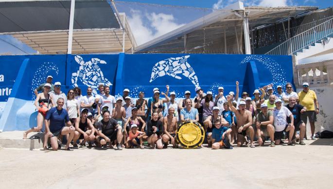 Marineland in Mallorca and beach clean-up