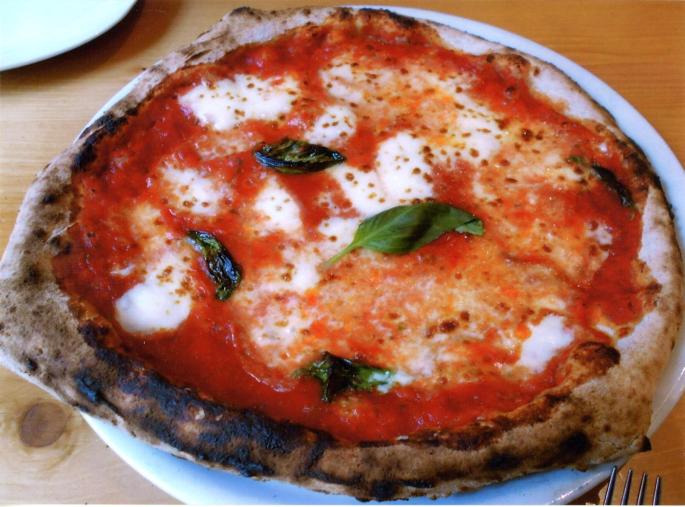 The pizza was ultra soft at the centre