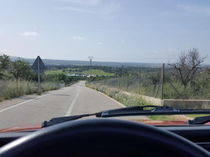 This is where we’d all like to be, behind the wheel, cruising in Majorca.