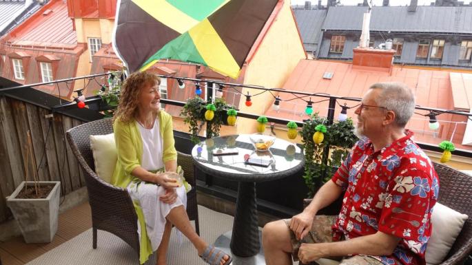 Helena Englund Hjalmarsson and Peter Hjalmarsson, and their concept called Vaycay in a Box