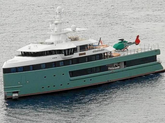 Superyacht 'Anawa'.