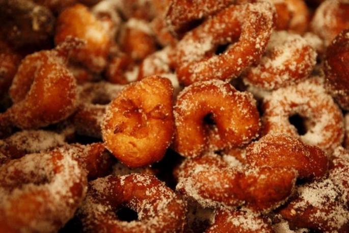 Buñuelos fritos.