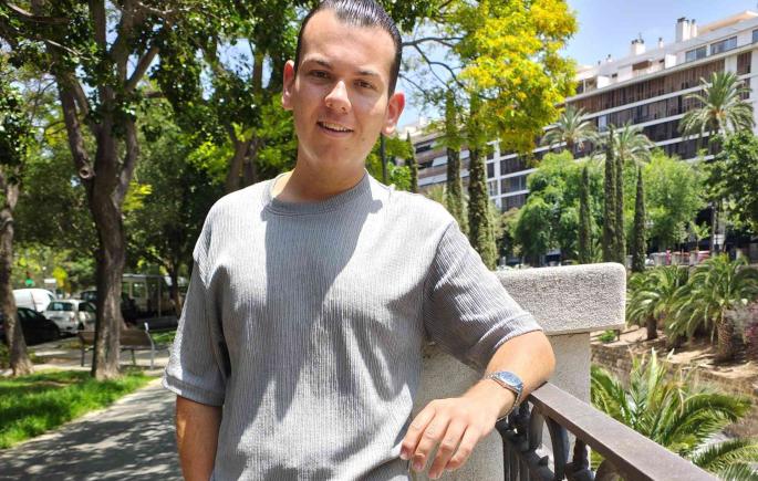 Albie moved with his family to Mallorca when he was just one year old.
