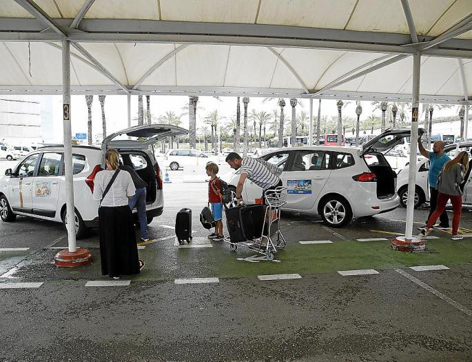 Taxi at Palma airport