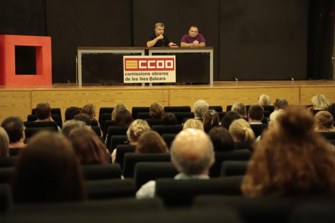 CCOO meeting last night in Palma