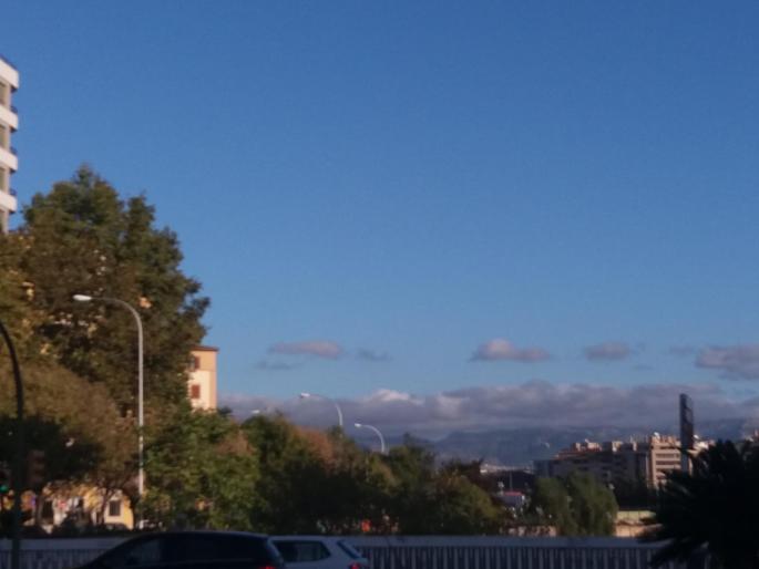 Clear skies and sunny today