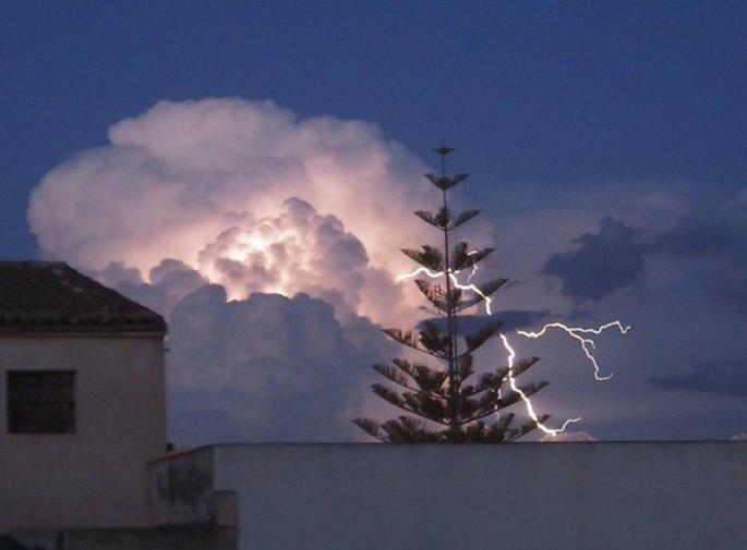 Lightning in Majorca.