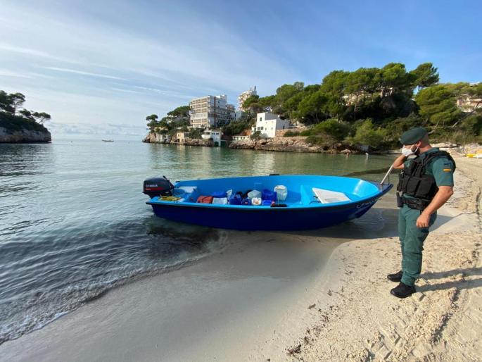The migrant boat that arrived to Majorca