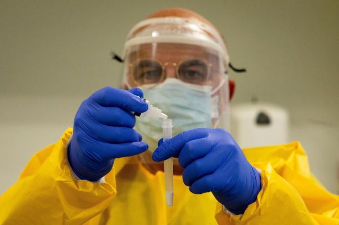 Rapid antigen testing.