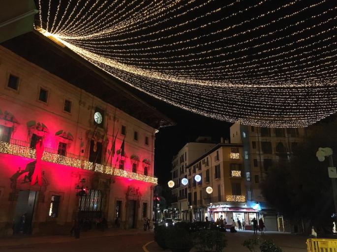 Plaça de Cort, Palma.
