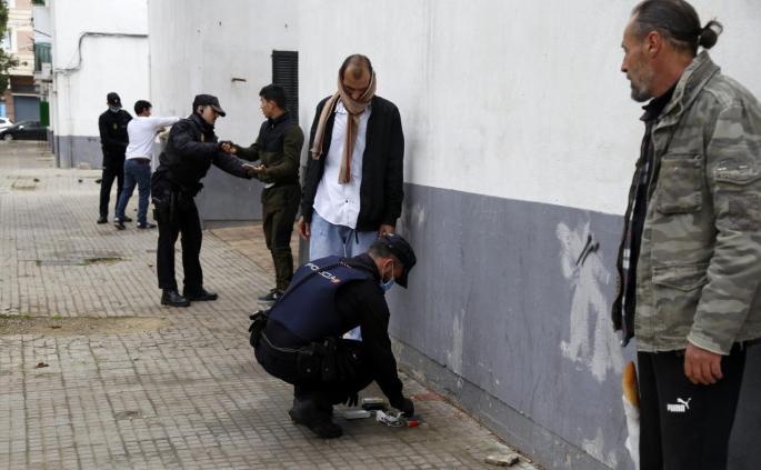 National Police in Palma, Mallorca