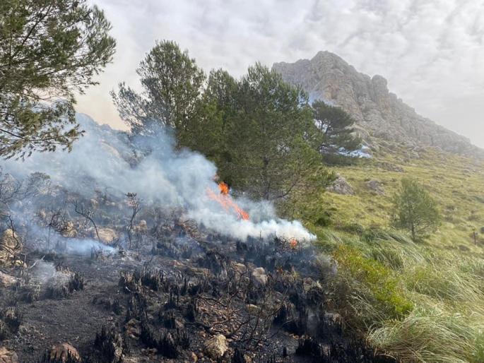 Fire on the tramuntana