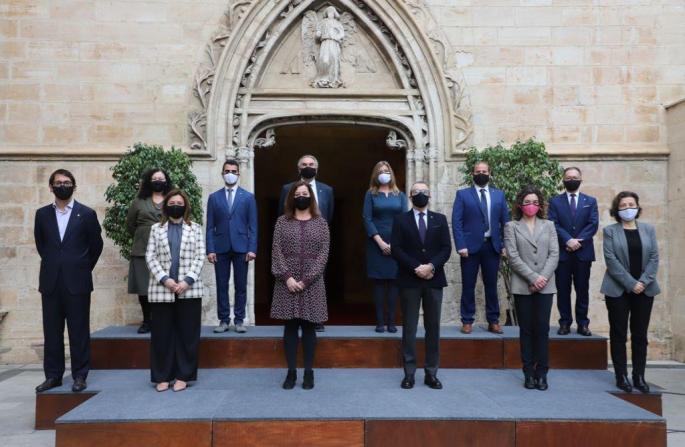 Balearic government with new ministers, February 15, 2021