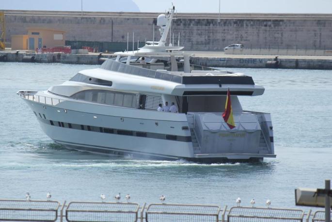 Fortuna, the yacht formerly used by Juan Carlos