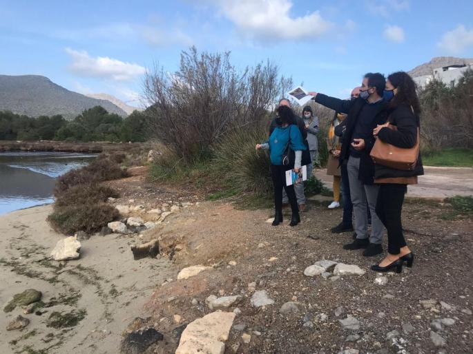 Pollensa’s mayor and the president of the Council of Majorca at La Gola