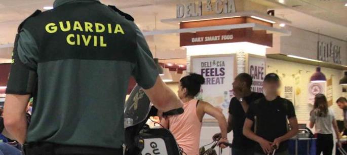 Guardia Civil at Palma Airport.