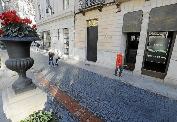 Many commercial premises became available in Palma, Mallorca because of the pandemic