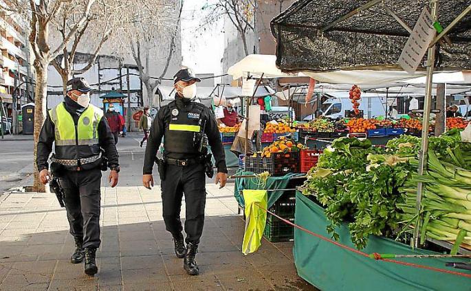 Neighbourhood police in Palma, Mallorca