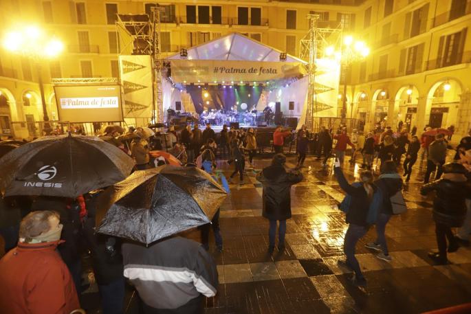 Concert for Sant Sebastià fiestas in Palma, Mallorca