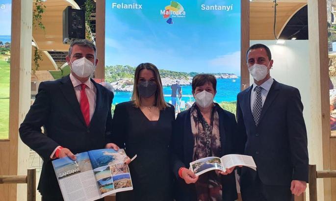 Partido Popular representatives at Mallorca's stand at the Fitur fair in Madrid