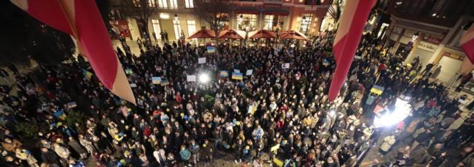 Peace vigil in Palma,