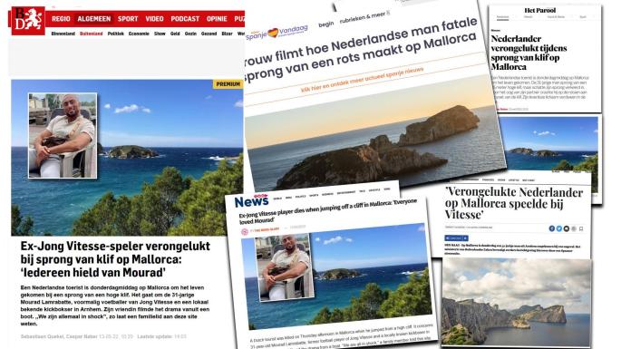 Media coverage of death of a Dutch tourist in Mallorca