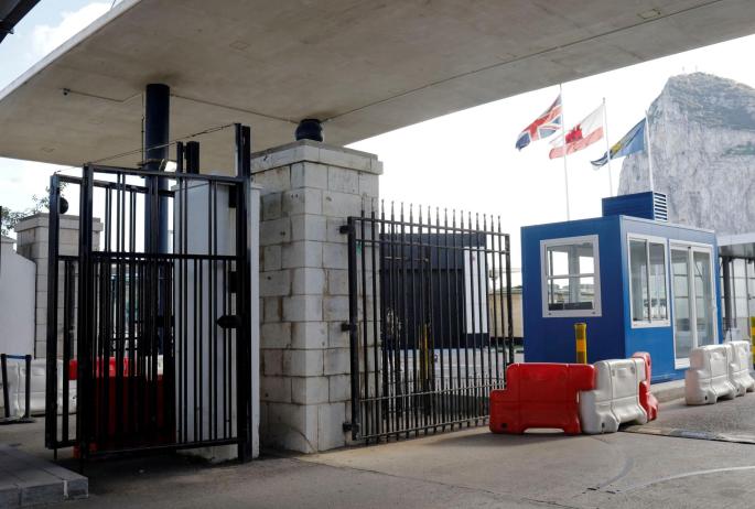 The Spain-Gibraltar border crossing