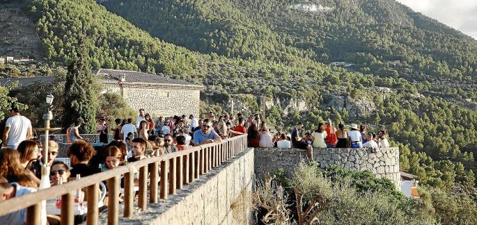 At the mirador in Deya, Mallorca