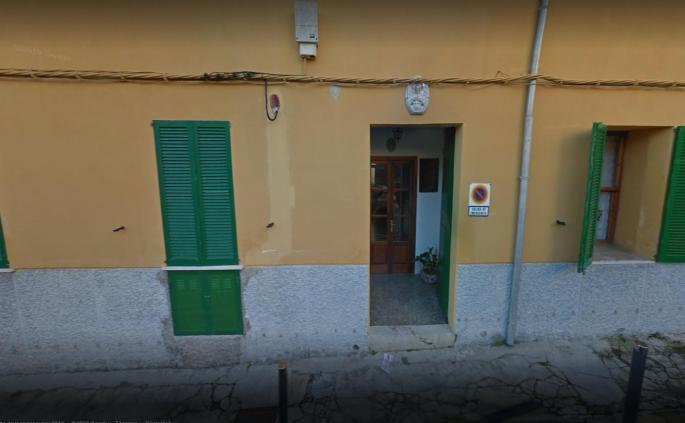An entrance to a school in Alaro, Mallorca