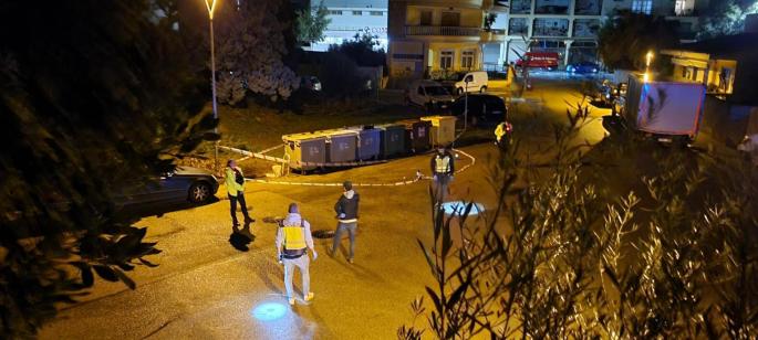 Scene of the discovery of a baby left in a rubbish container in Mallorca