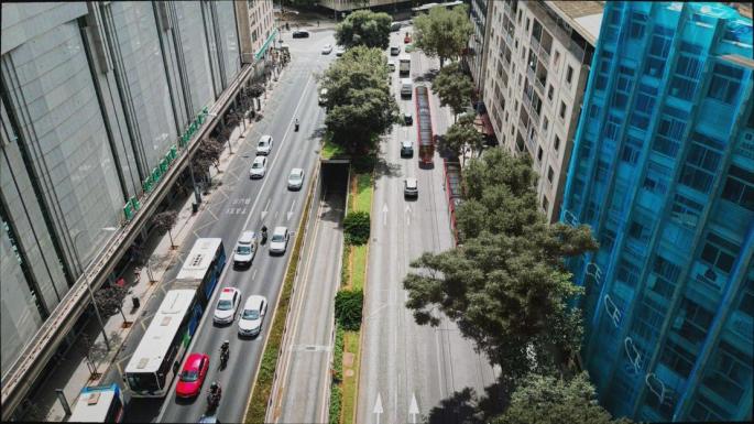 An impression of the proposed tramline in Palma, Mallorca