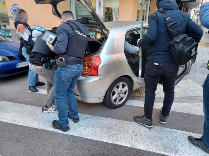 Police drugs operation in Mallorca
