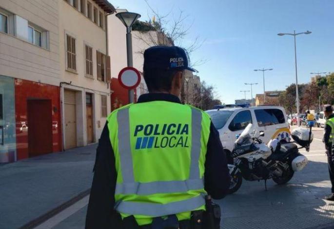 Police in Palma, Mallorca