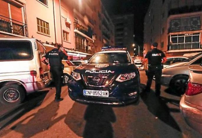 National Police in Palma, Mallorca