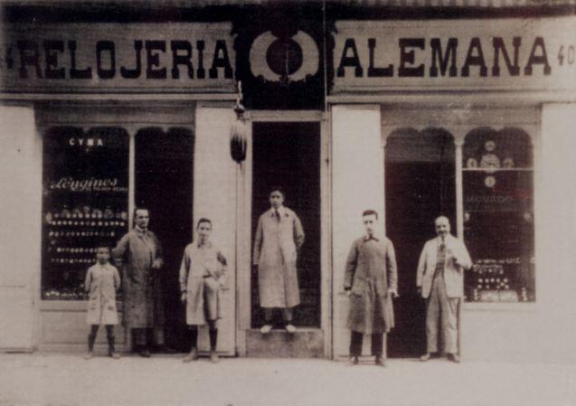 The original Relojeria Alemana store in Palma, Mallorca