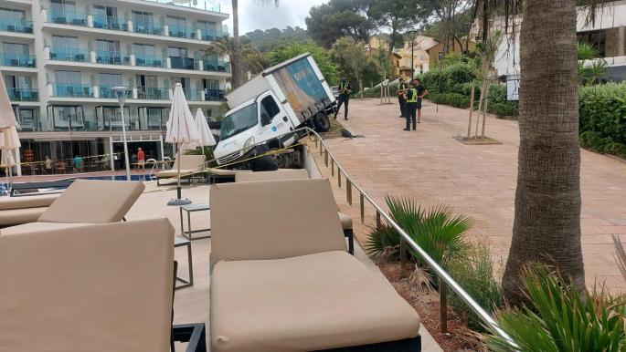 Accident at a hotel in Camp de Mar, Mallorca