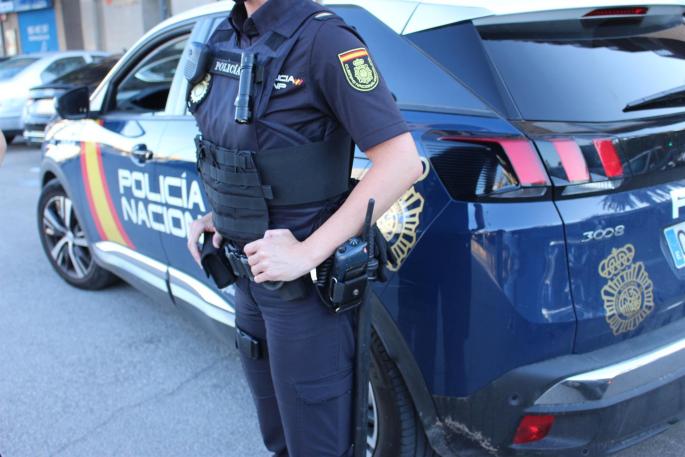 National Police in Palma, Mallorca
