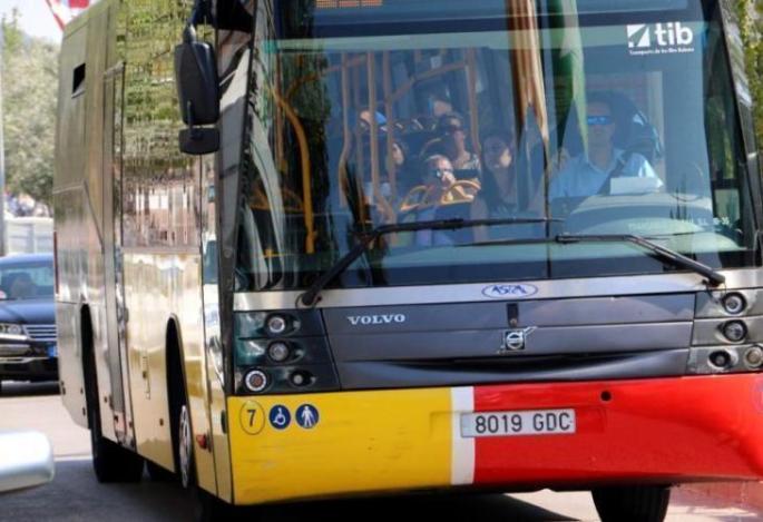 A TIB bus in Mallorca
