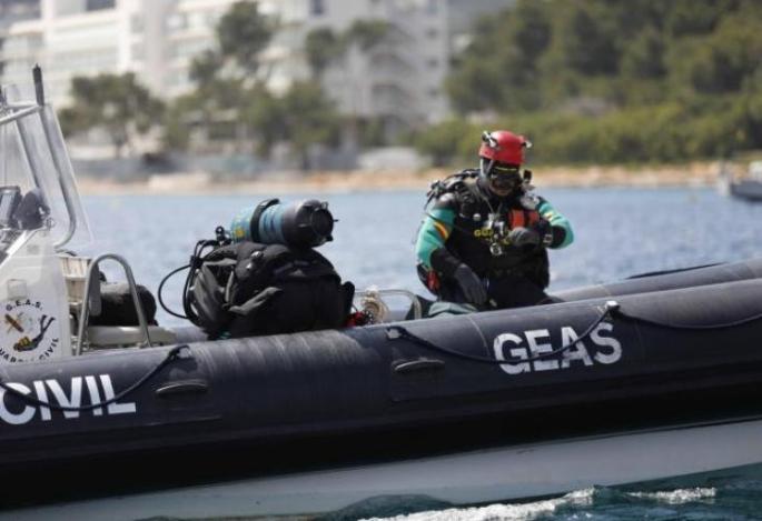 Guardia Civil diver in Mallorca