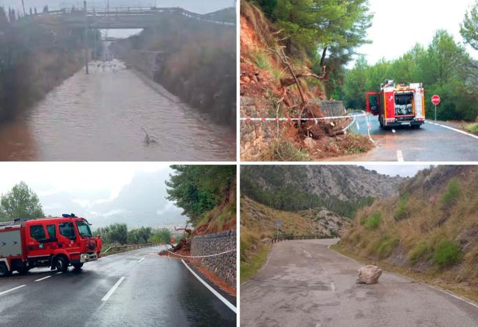 Some serious damage was caused by the October storm in Mallorca.