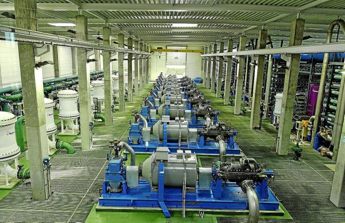 Desalination plant in Palma, Mallorca