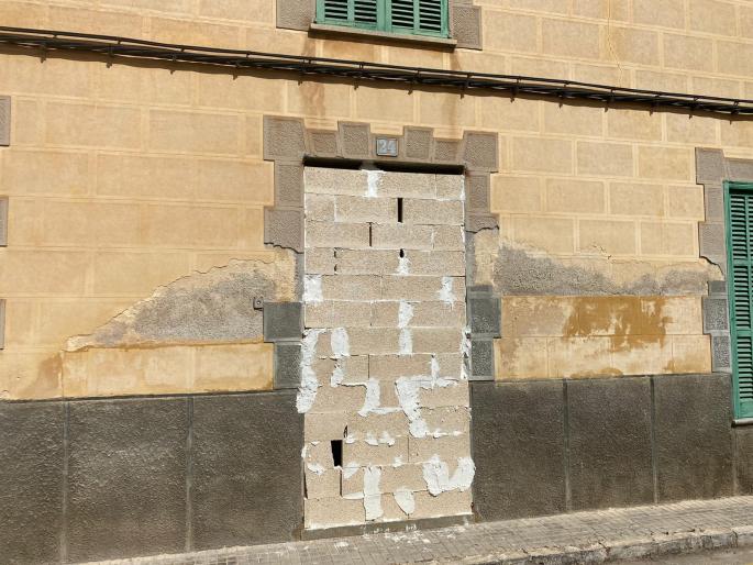 Bricked-up property in Mallorca