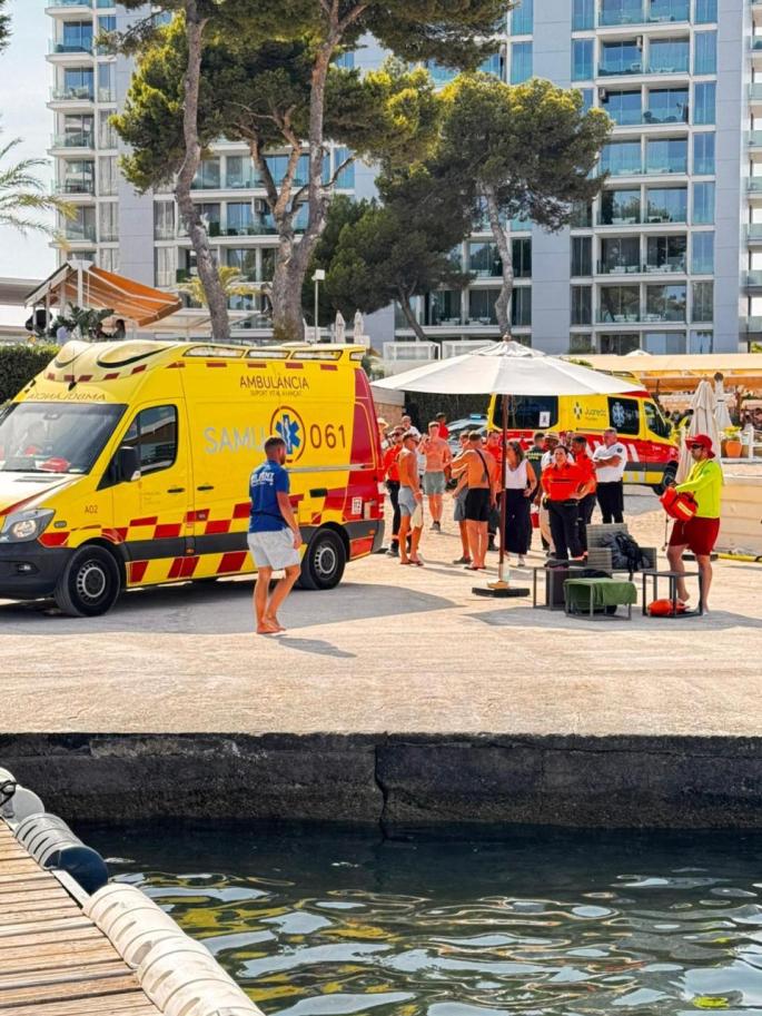 Emergency services in Magaluf, Mallorca