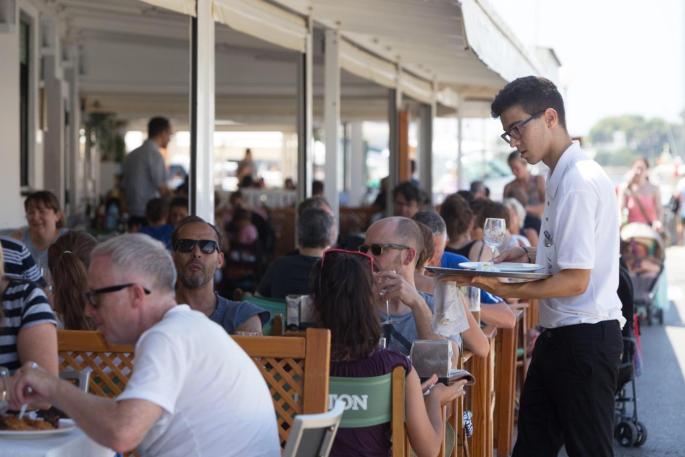 Waiter in Menorca