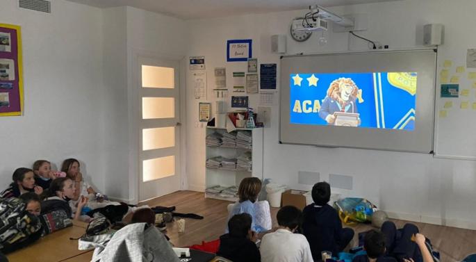 Alana and Charley took over our Friday Secondary assembly from Ms Millars office.