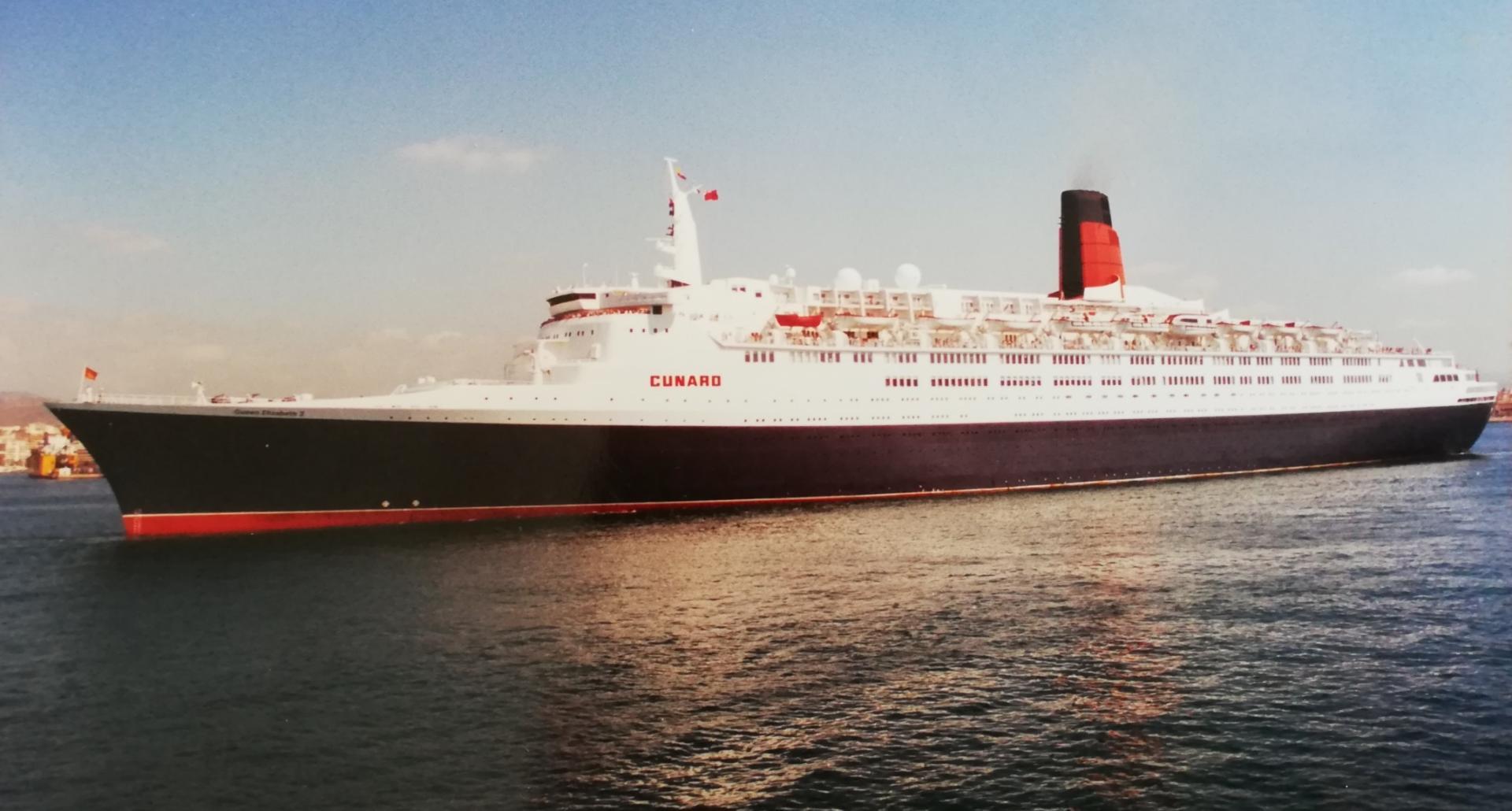 'QE2' Cruise ship.