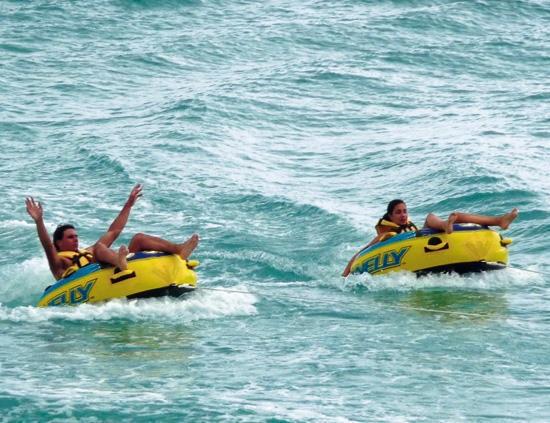 Tennis player Rafa Nadal and his girlfriend Xisca Perello on holiday in Mauritius
